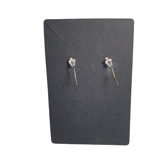 Vintage Silver Tone Dangle Earring Women Layered Loop Fashion Jewelry Boho Style - Picture 3 of 3